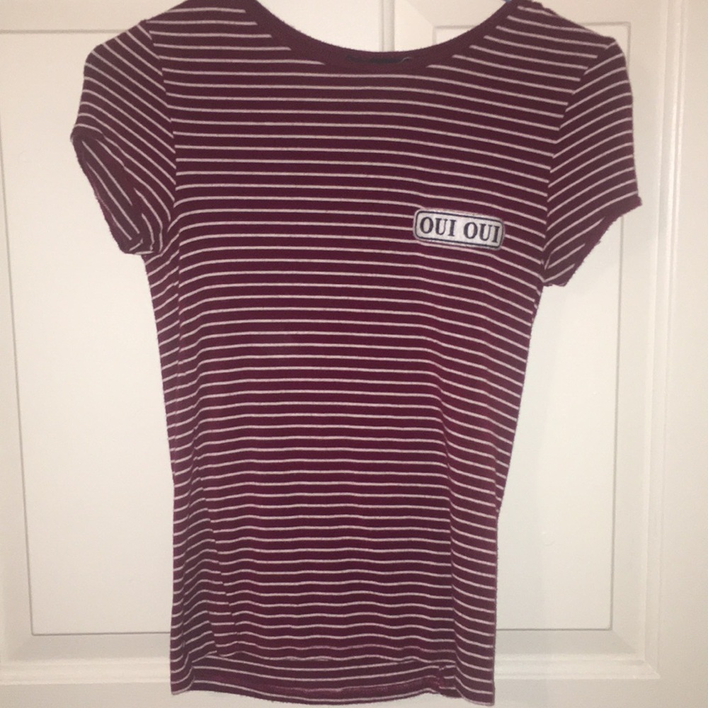 Forever 21, Red and White striped shirt.
